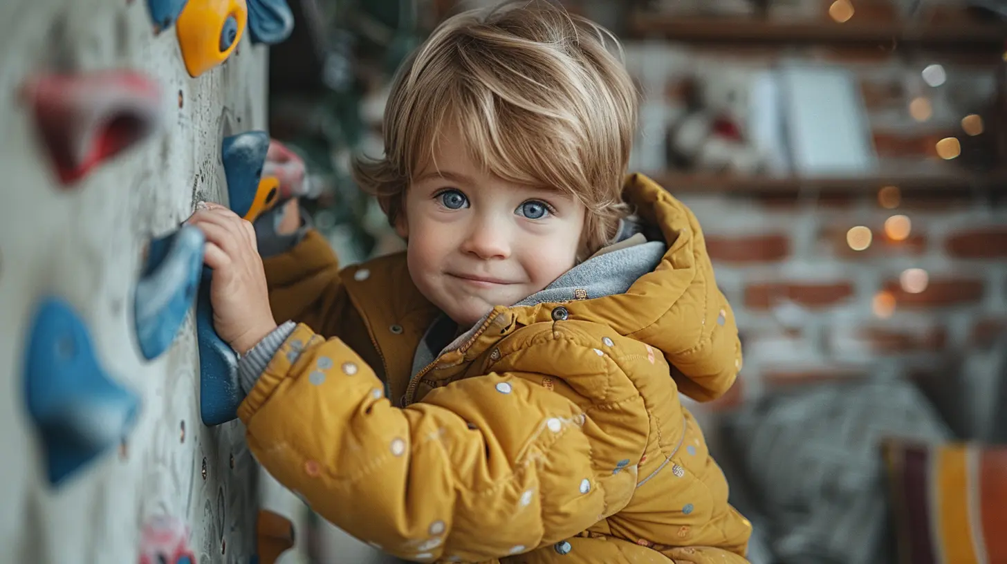 Eine Kletterwand im Kinderzimmer einrichten - Gute oder schlechte Idee?