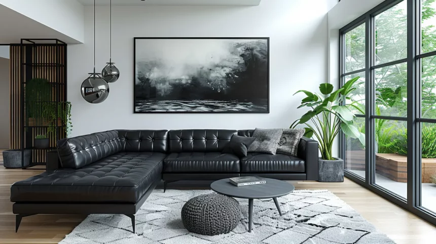 Wie schön ist eine schwarz weiß Einrichtung wirklich? - Passende Farben und Formen wählen!