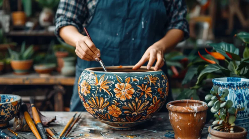 Ideen für: Holzschale dekorieren für den Sommer
