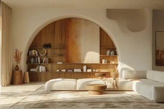 Tolle Ideen: Rundbogen im Wohnzimmer verschönern
