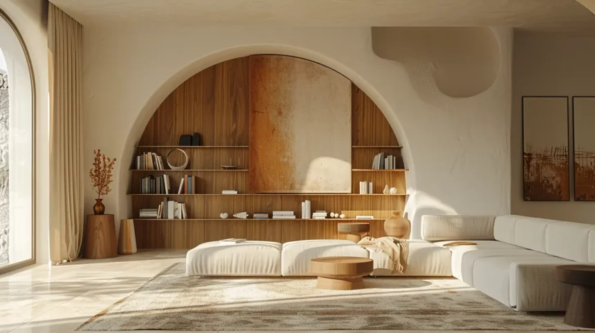 Tolle Ideen: Rundbogen im Wohnzimmer verschönern