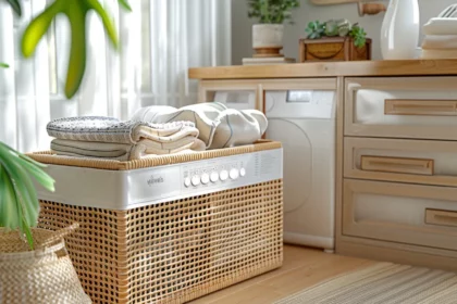 Wäschekorb aus Rattan: Stilvoll Richtung Waschmaschine!