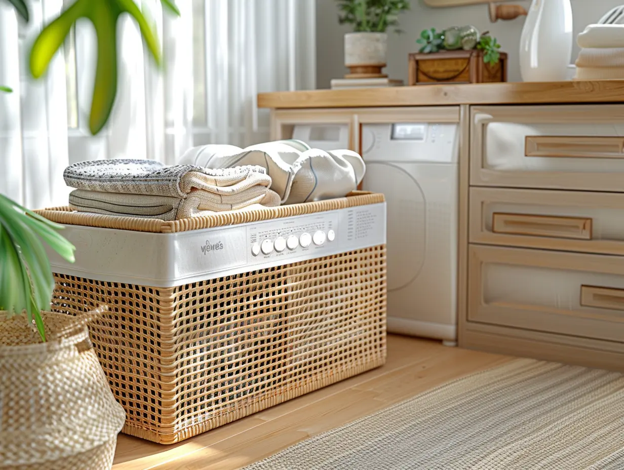 Wäschekorb aus Rattan: Stilvoll Richtung Waschmaschine!